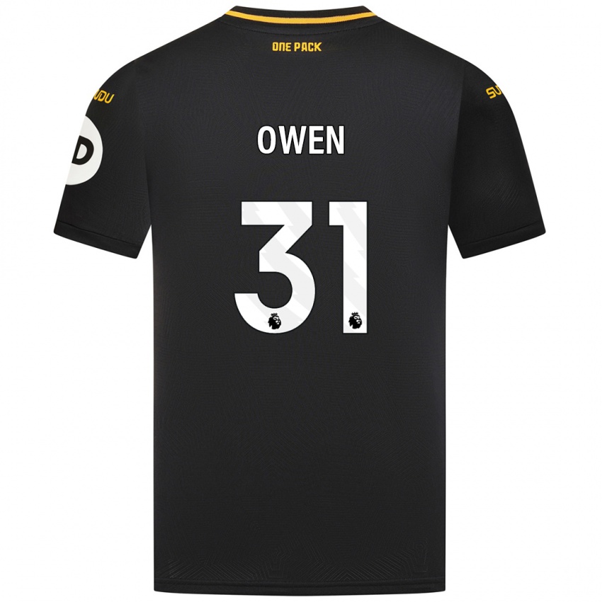 Enfant Maillot Skye Owen #31 Noir Tenues Extérieur 2024/25 T-Shirt Belgique