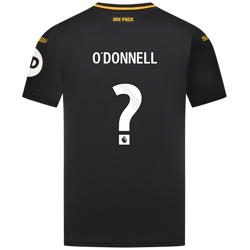 Enfant Maillot Luke O'donnell #0 Noir Tenues Extérieur 2024/25 T-Shirt Belgique