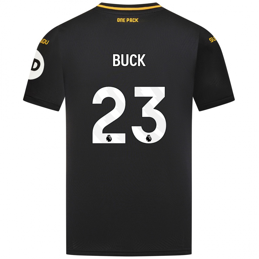 Enfant Maillot Alex Buck #23 Noir Tenues Extérieur 2024/25 T-Shirt Belgique