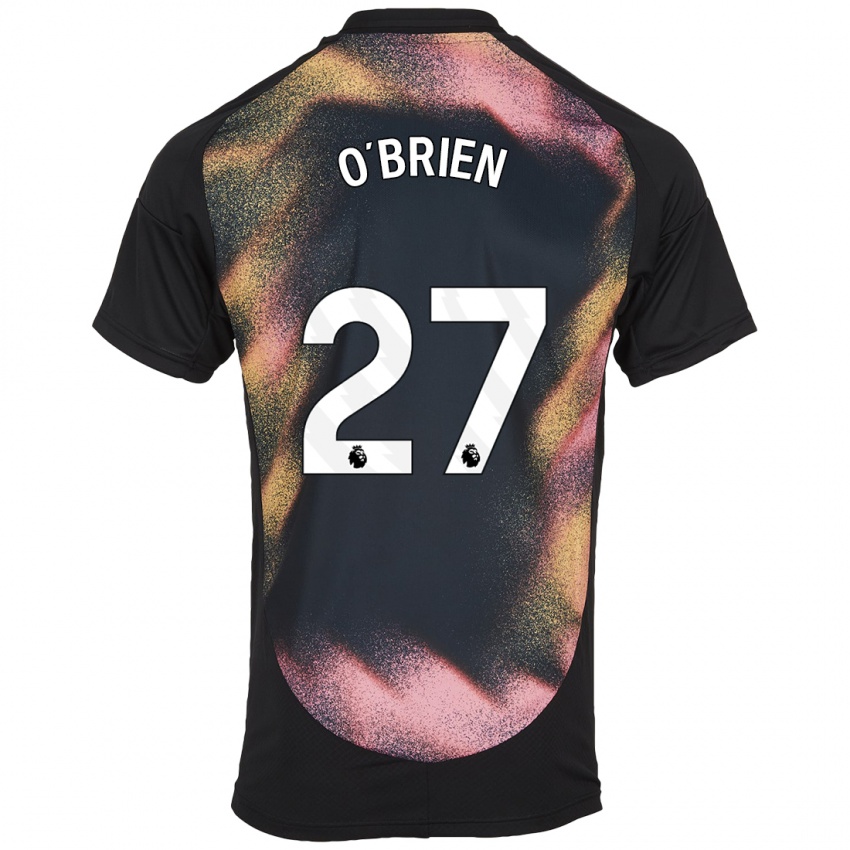 Enfant Maillot Shannon O'brien #27 Noir Blanc Tenues Extérieur 2024/25 T-Shirt Belgique