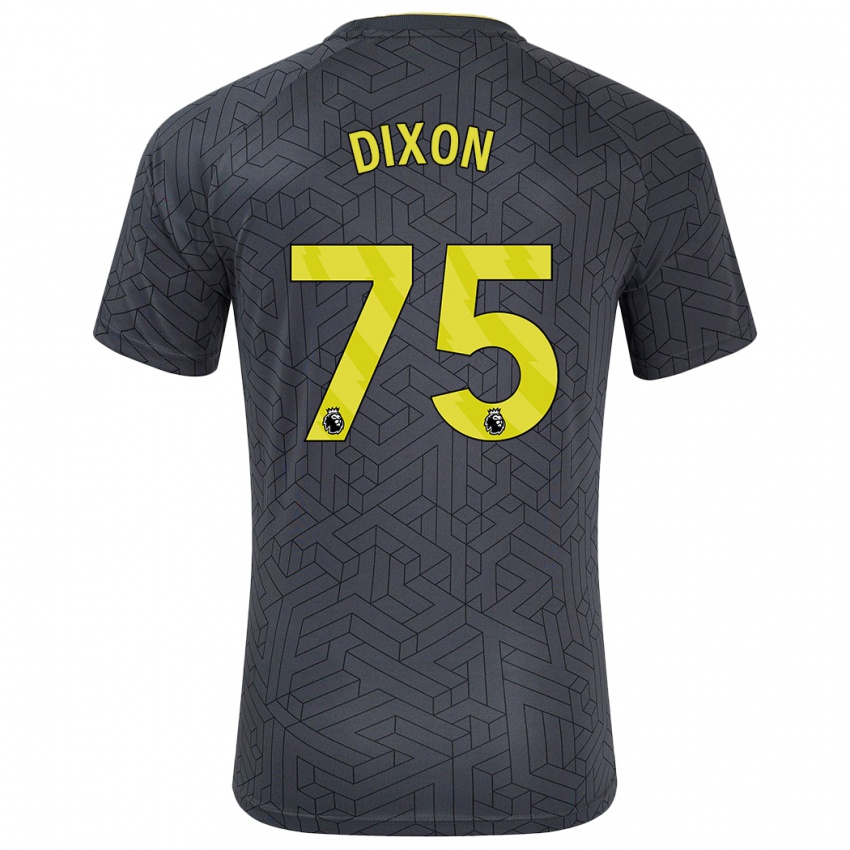 Kinderen Roman Dixon #75 Zwart Geel Uitshirt Uittenue 2024/25 T-Shirt België