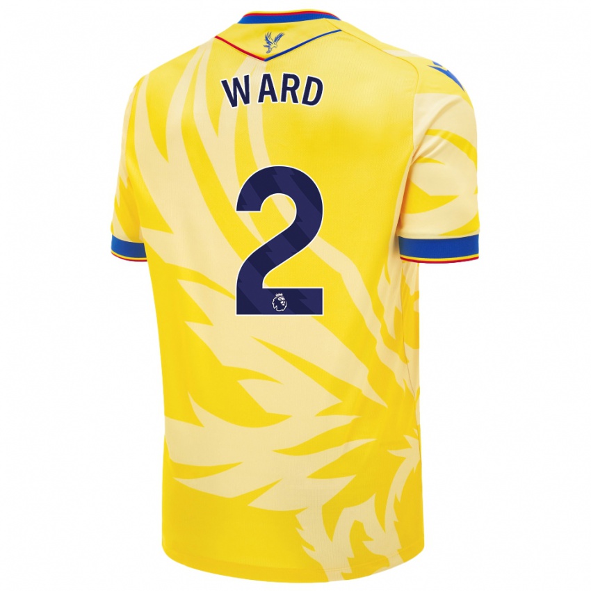 Enfant Maillot Joel Ward #2 Jaune Tenues Extérieur 2024/25 T-Shirt Belgique