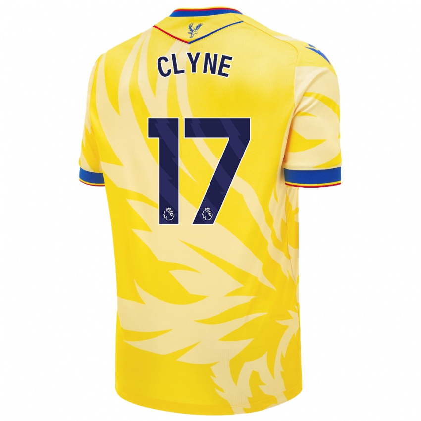 Enfant Maillot Nathaniel Clyne #17 Jaune Tenues Extérieur 2024/25 T-Shirt Belgique