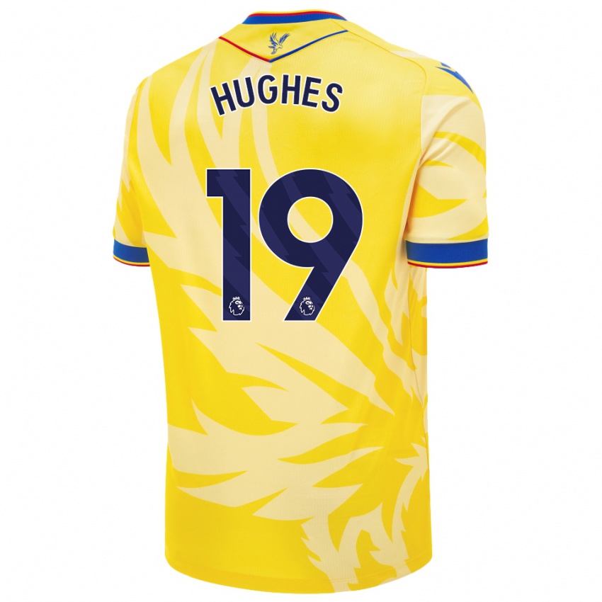 Enfant Maillot Will Hughes #19 Jaune Tenues Extérieur 2024/25 T-Shirt Belgique