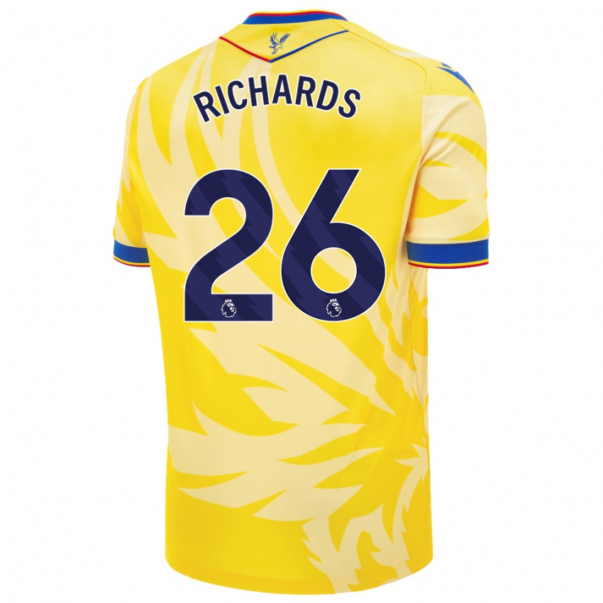 Enfant Maillot Chris Richards #26 Jaune Tenues Extérieur 2024/25 T-Shirt Belgique