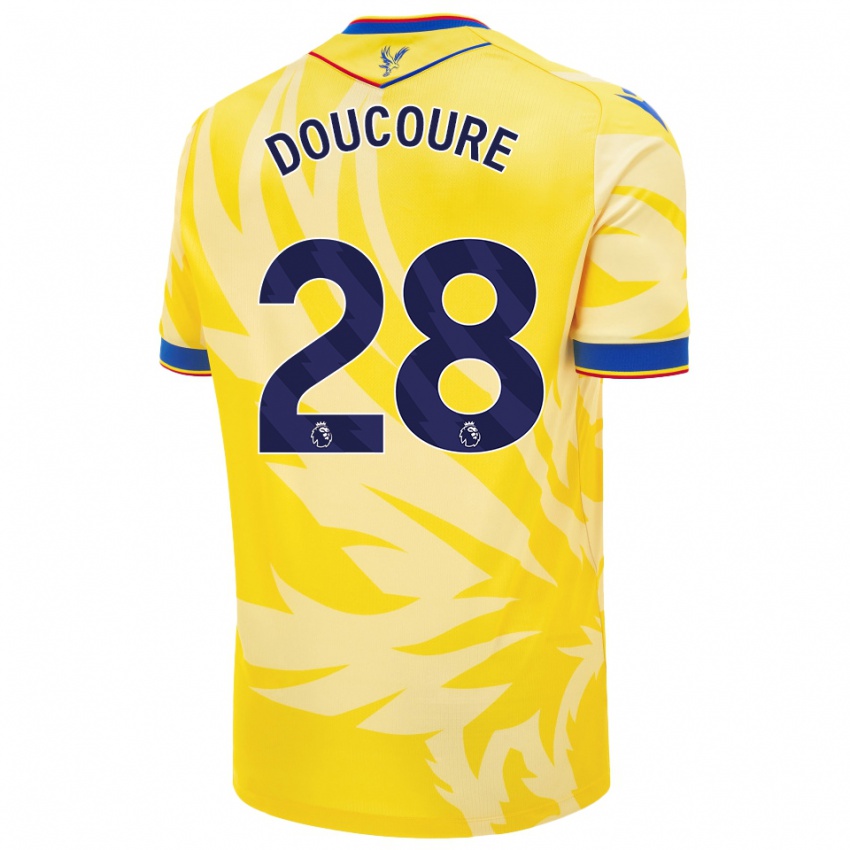 Enfant Maillot Cheick Doucouré #28 Jaune Tenues Extérieur 2024/25 T-Shirt Belgique