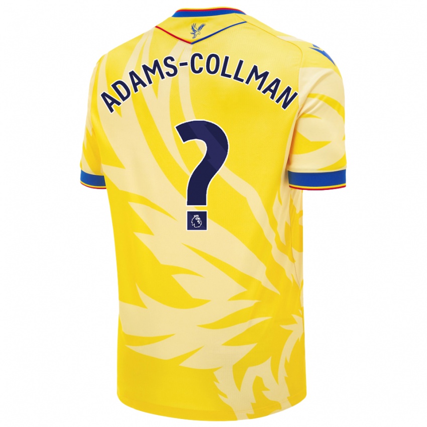 Kinderen Kai-Reece Adams-Collman #0 Geel Uitshirt Uittenue 2024/25 T-Shirt België