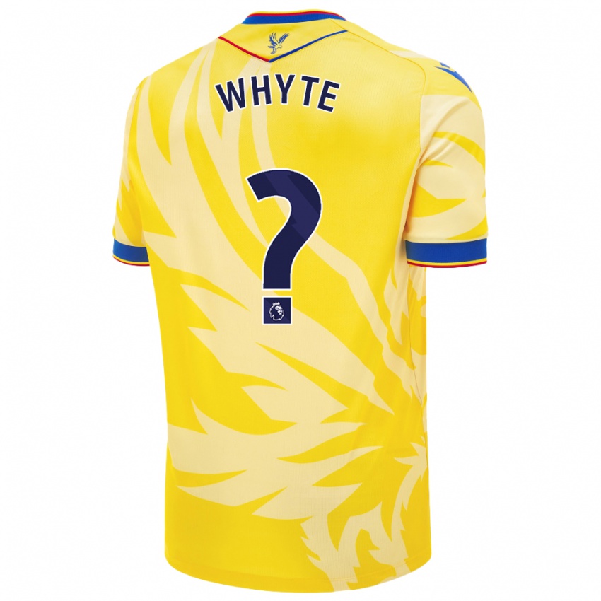 Enfant Maillot Tyler Whyte #0 Jaune Tenues Extérieur 2024/25 T-Shirt Belgique