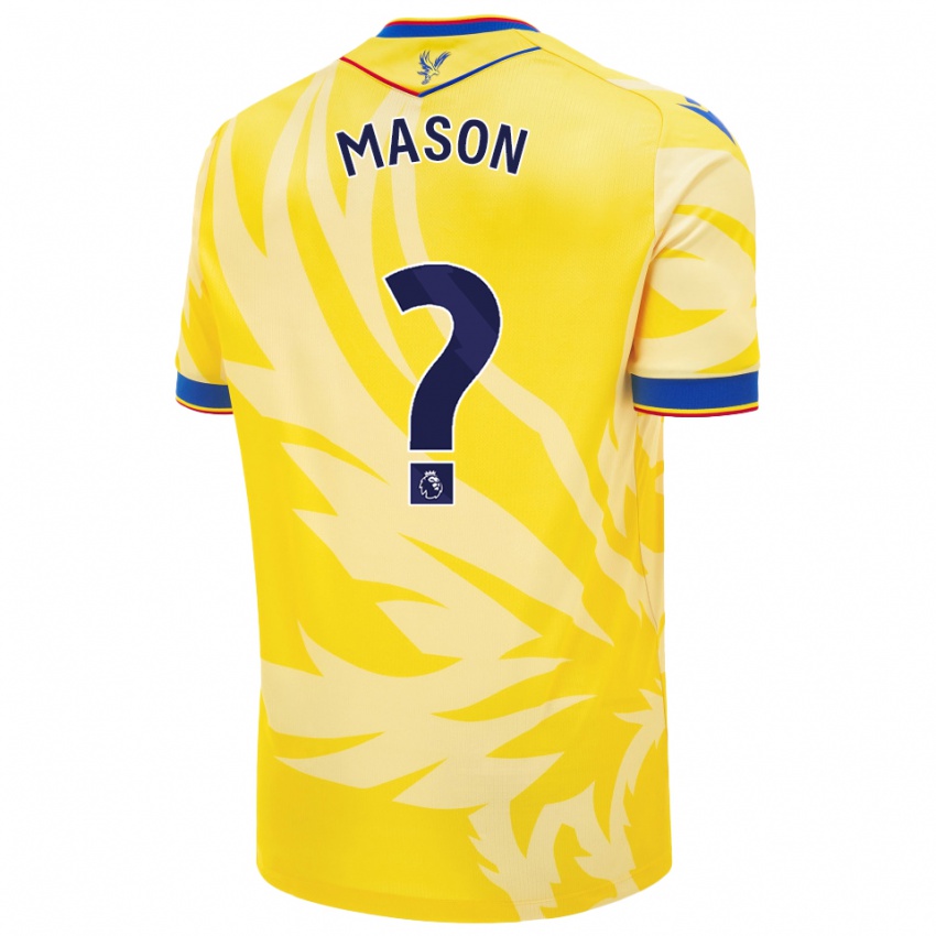 Enfant Maillot Jack Mason #0 Jaune Tenues Extérieur 2024/25 T-Shirt Belgique