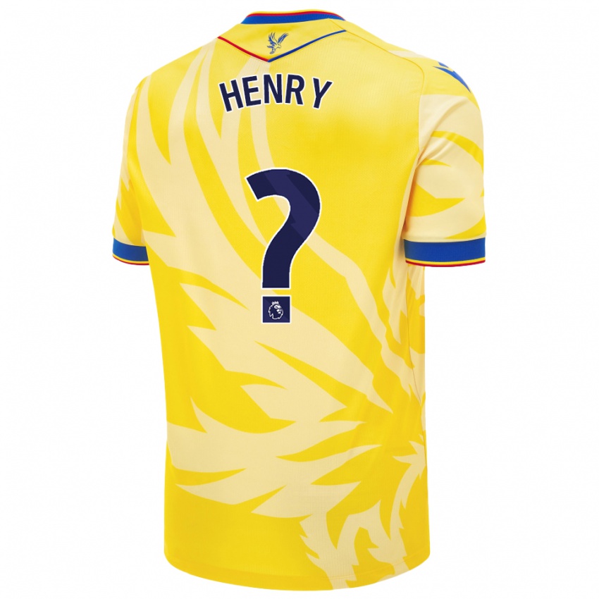 Enfant Maillot Zack Henry #0 Jaune Tenues Extérieur 2024/25 T-Shirt Belgique