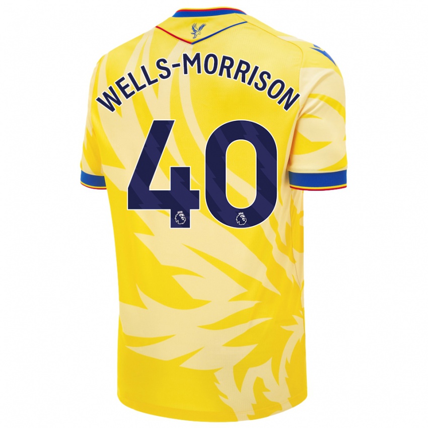 Enfant Maillot Jack Wells-Morrison #40 Jaune Tenues Extérieur 2024/25 T-Shirt Belgique