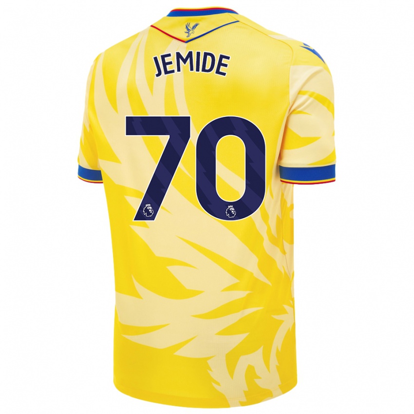 Enfant Maillot Mofe Jemide #70 Jaune Tenues Extérieur 2024/25 T-Shirt Belgique