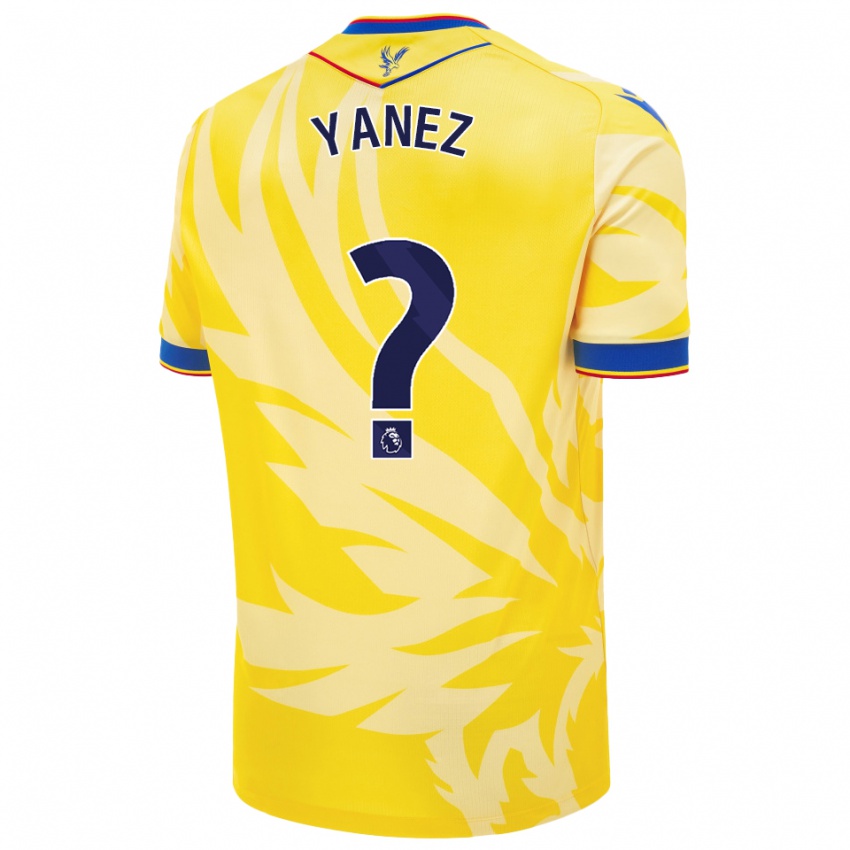 Enfant Maillot Shae Yanez #0 Jaune Tenues Extérieur 2024/25 T-Shirt Belgique