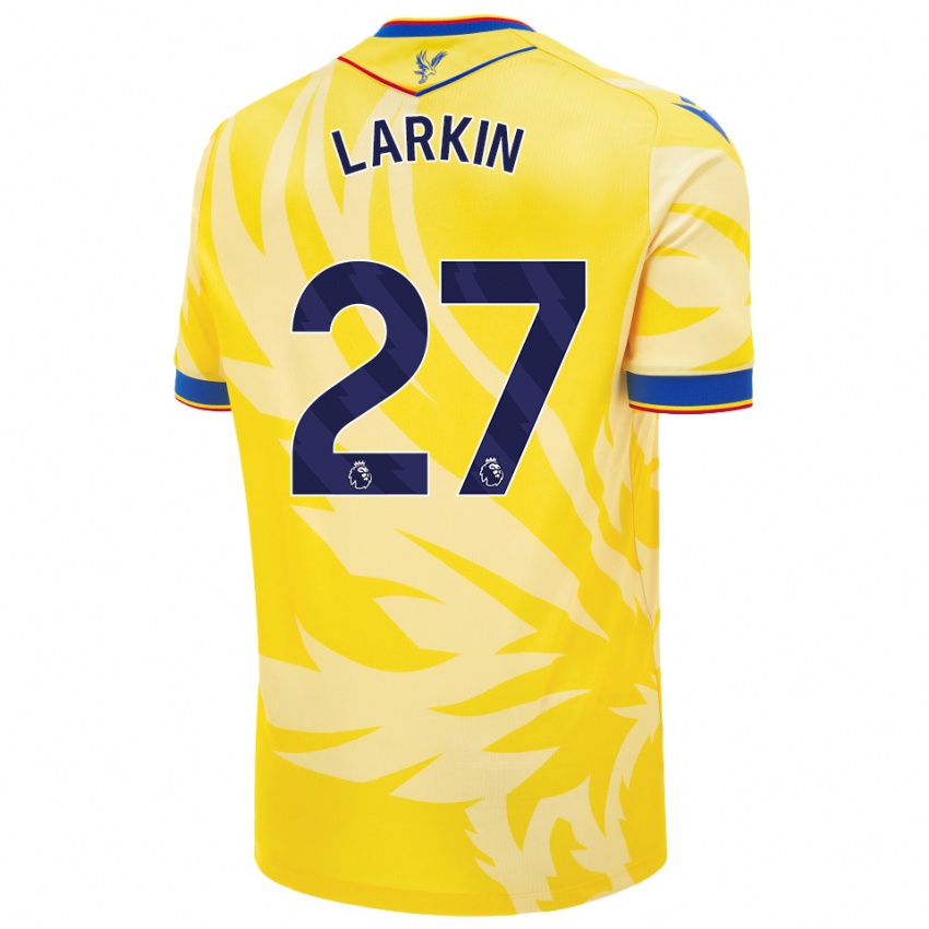 Enfant Maillot Abbie Larkin #27 Jaune Tenues Extérieur 2024/25 T-Shirt Belgique