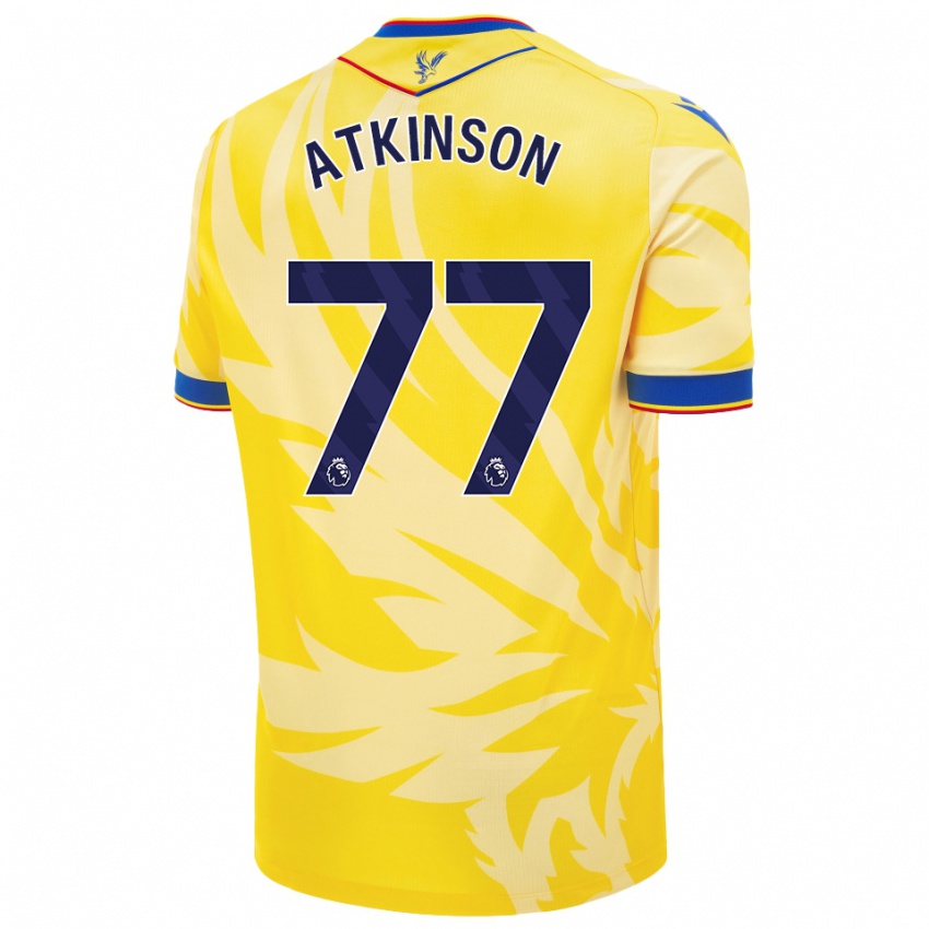 Enfant Maillot Isibeal Atkinson #77 Jaune Tenues Extérieur 2024/25 T-Shirt Belgique