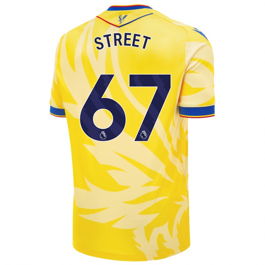 Enfant Maillot Rob Street #67 Jaune Tenues Extérieur 2024/25 T-Shirt Belgique