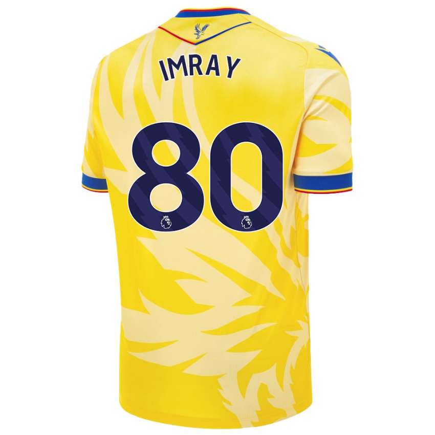 Enfant Maillot Danny Imray #80 Jaune Tenues Extérieur 2024/25 T-Shirt Belgique