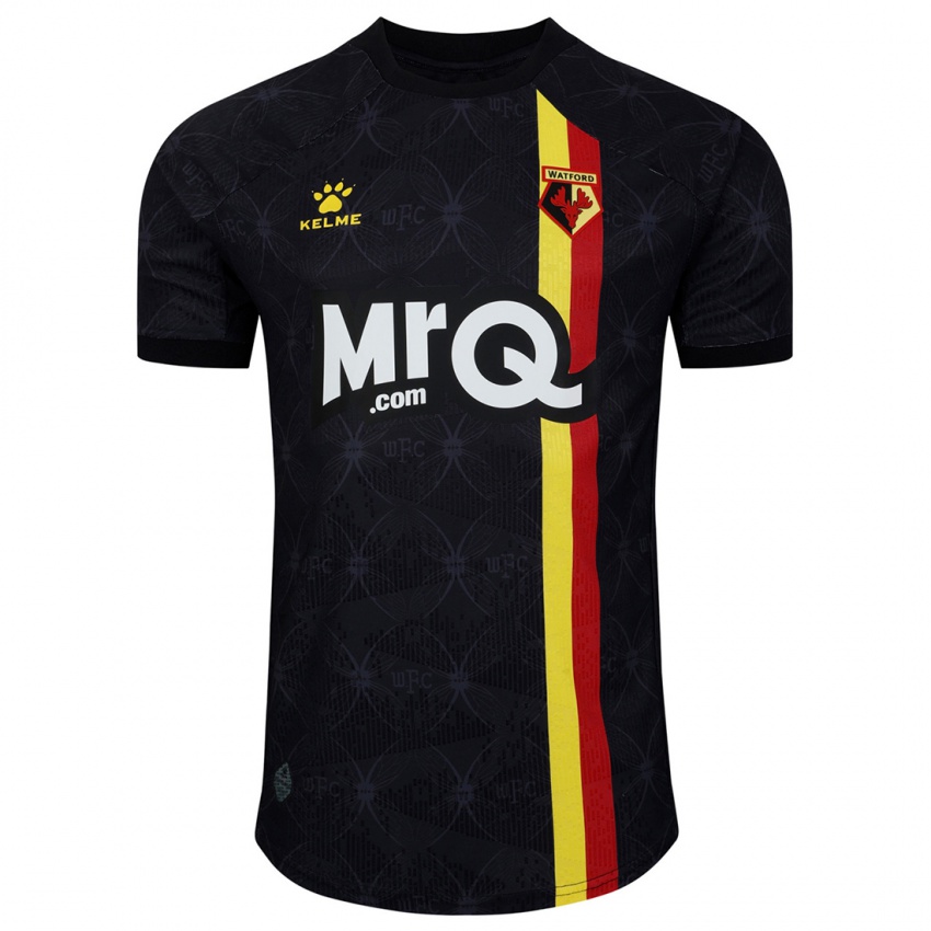 Kinderen Kayky Almeida #13 Zwart Wit Uitshirt Uittenue 2024/25 T-Shirt België