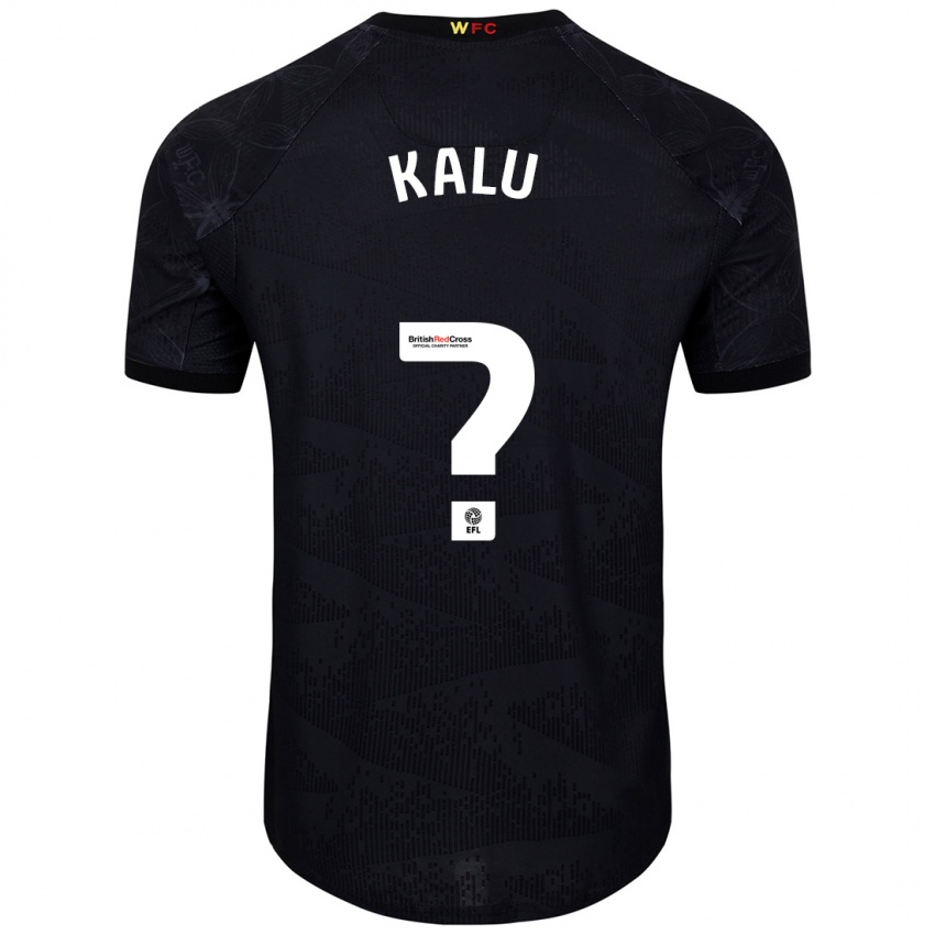 Kinderen Samuel Kalu #0 Zwart Wit Uitshirt Uittenue 2024/25 T-Shirt België