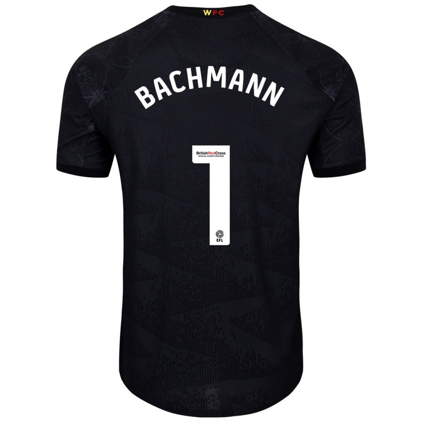 Kinderen Daniel Bachmann #1 Zwart Wit Uitshirt Uittenue 2024/25 T-Shirt België