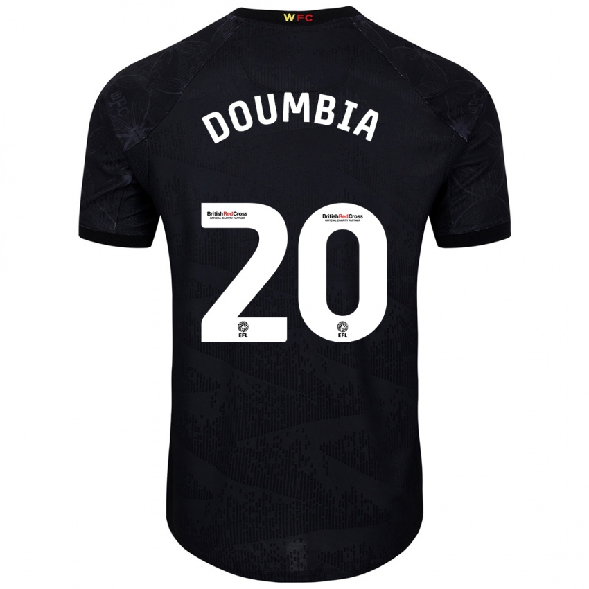 Kinderen Mamadou Doumbia #20 Zwart Wit Uitshirt Uittenue 2024/25 T-Shirt België