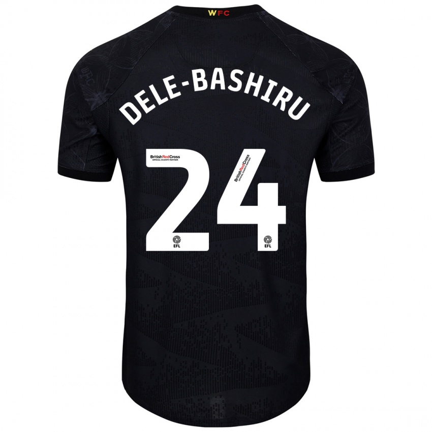 Kinderen Tom Dele-Bashiru #24 Zwart Wit Uitshirt Uittenue 2024/25 T-Shirt België