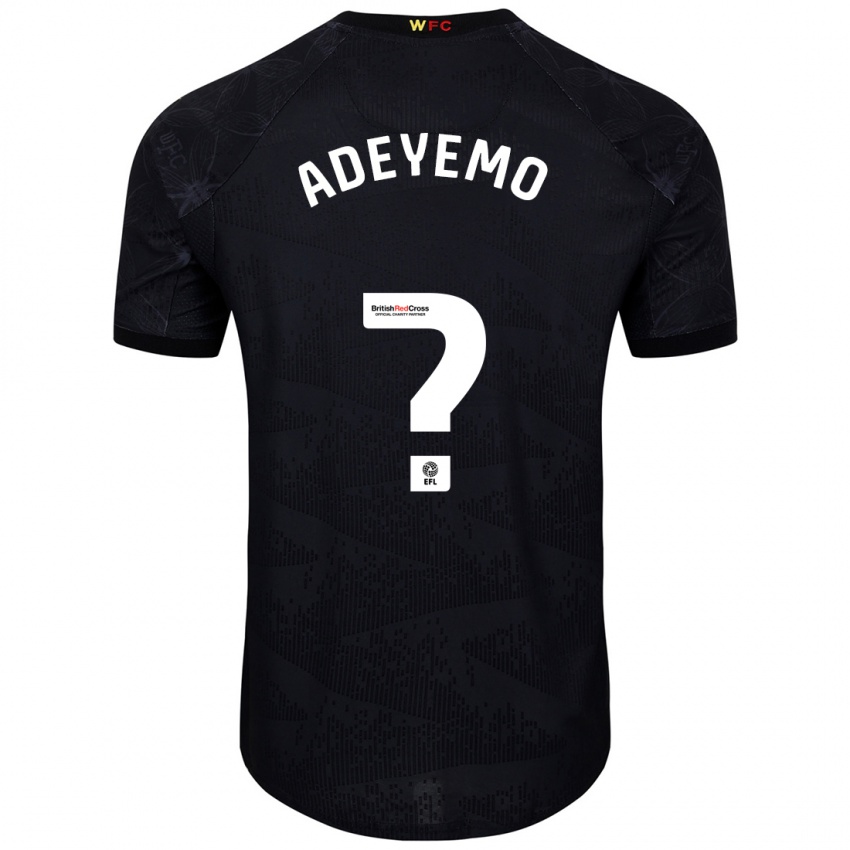 Kinderen Tobi Adeyemo #0 Zwart Wit Uitshirt Uittenue 2024/25 T-Shirt België