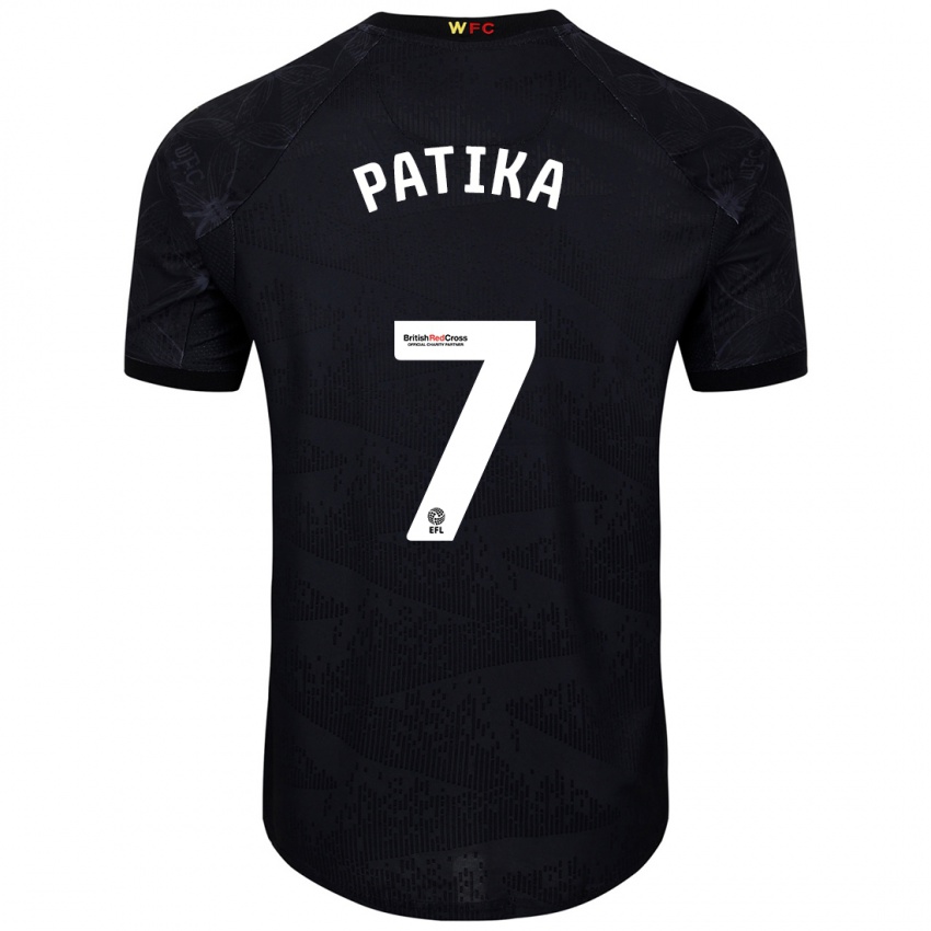 Kinderen Glebs Patika #7 Zwart Wit Uitshirt Uittenue 2024/25 T-Shirt België