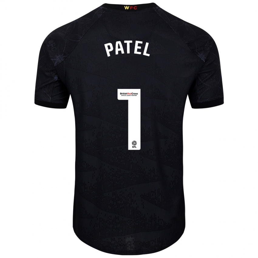 Kinderen Safia Middleton-Patel #1 Zwart Wit Uitshirt Uittenue 2024/25 T-Shirt België