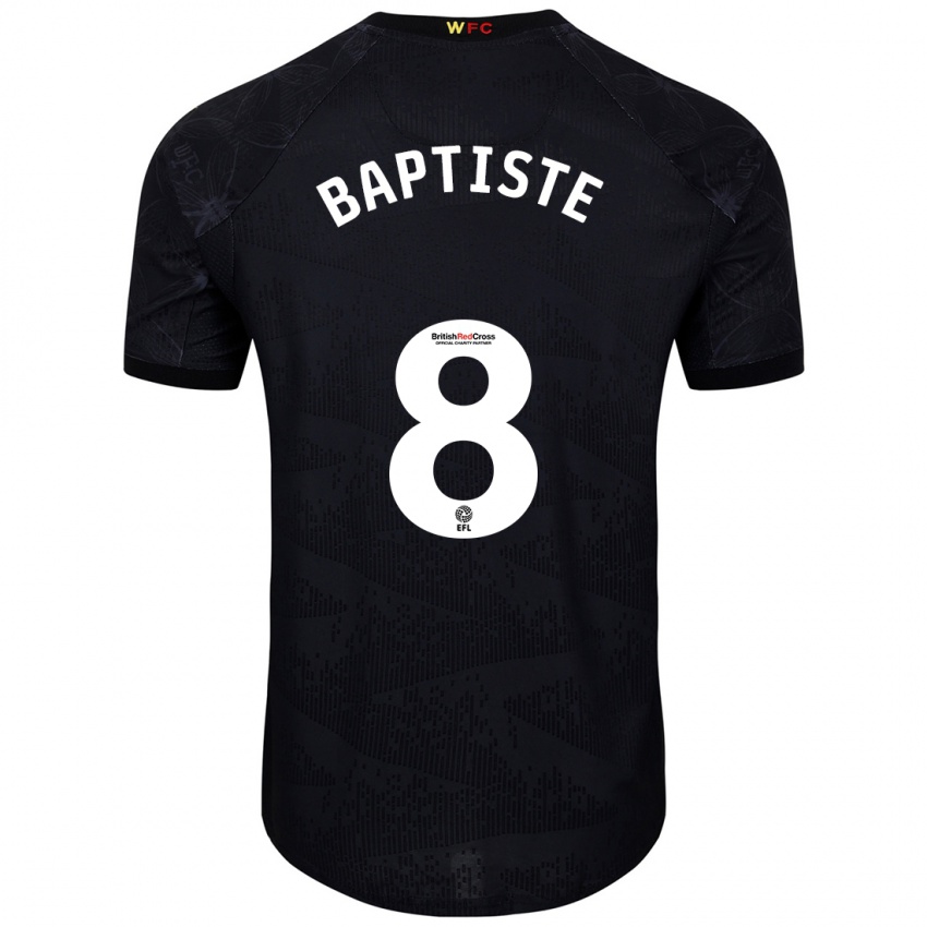 Kinderen Bianca Baptiste #8 Zwart Wit Uitshirt Uittenue 2024/25 T-Shirt België