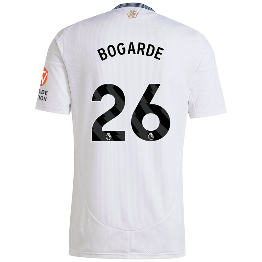 Kinder Lamare Bogarde #26 Weiß Auswärtstrikot Trikot 2024/25 T-Shirt Belgien