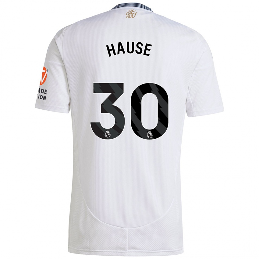 Kinder Kortney Hause #30 Weiß Auswärtstrikot Trikot 2024/25 T-Shirt Belgien