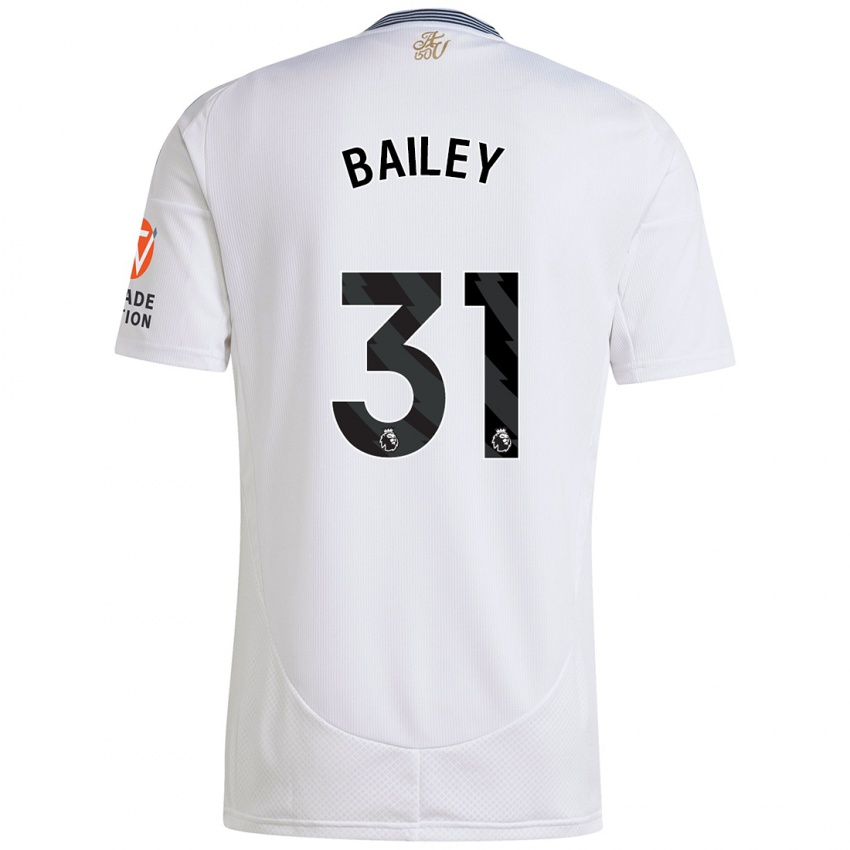 Kinderen Leon Bailey #31 Wit Uitshirt Uittenue 2024/25 T-Shirt België