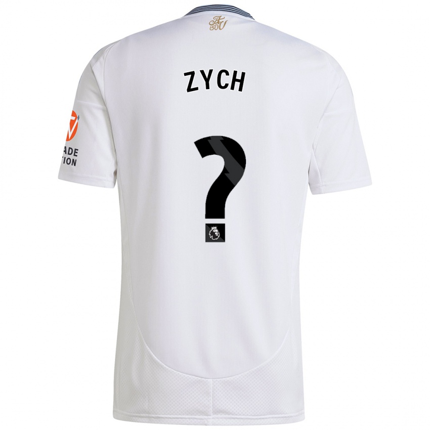 Kinder Oliwier Zych #0 Weiß Auswärtstrikot Trikot 2024/25 T-Shirt Belgien