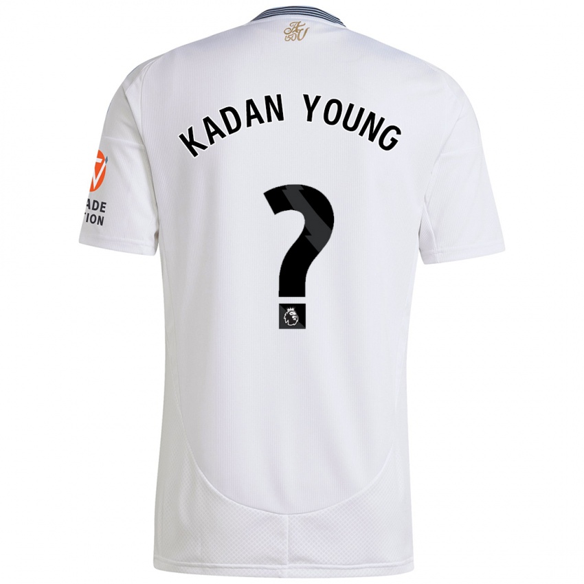 Enfant Maillot Kadan Young #0 Blanc Tenues Extérieur 2024/25 T-Shirt Belgique