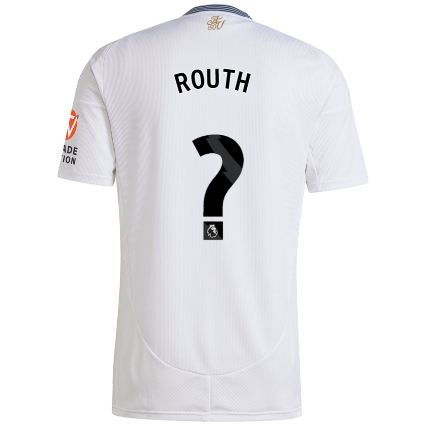 Enfant Maillot Leon Routh #0 Blanc Tenues Extérieur 2024/25 T-Shirt Belgique