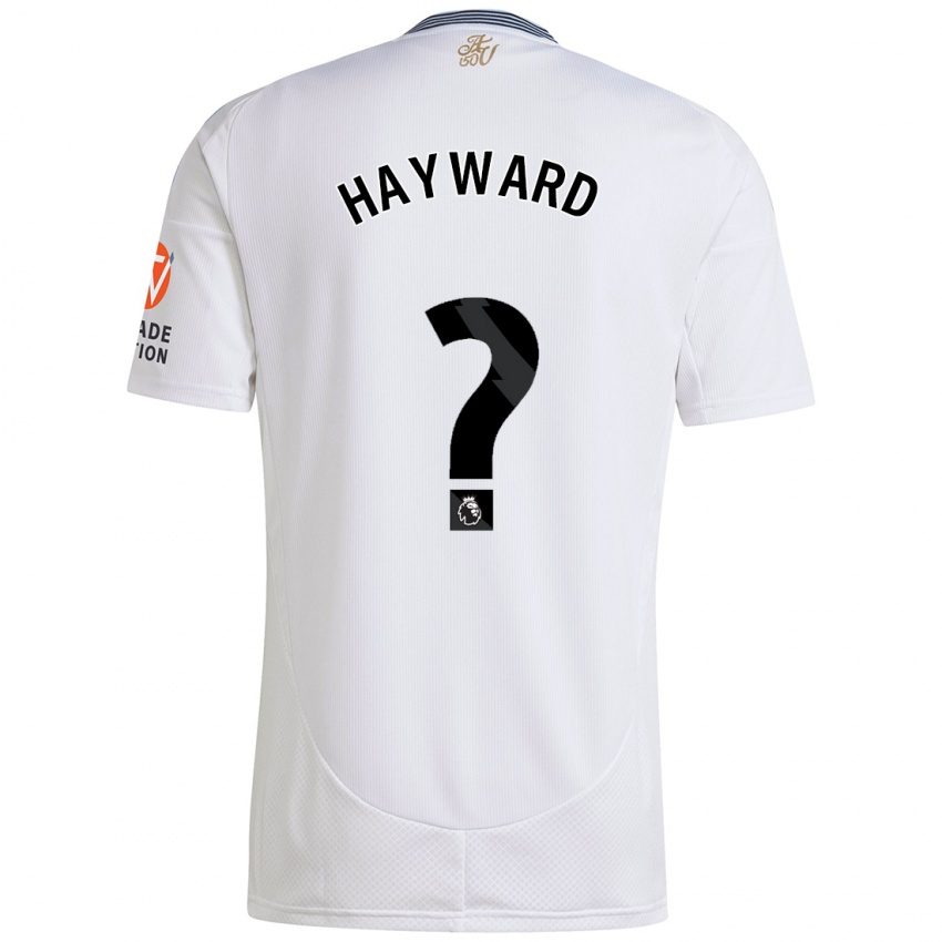 Enfant Maillot Vinnie Hayward #0 Blanc Tenues Extérieur 2024/25 T-Shirt Belgique