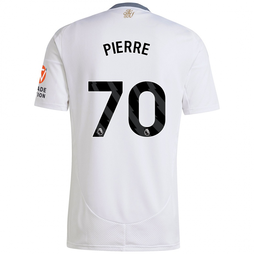 Enfant Maillot Kyrie Pierre #70 Blanc Tenues Extérieur 2024/25 T-Shirt Belgique