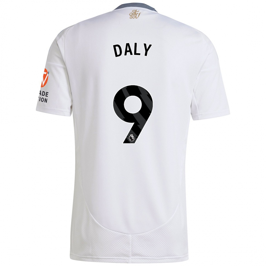 Enfant Maillot Rachel Daly #9 Blanc Tenues Extérieur 2024/25 T-Shirt Belgique