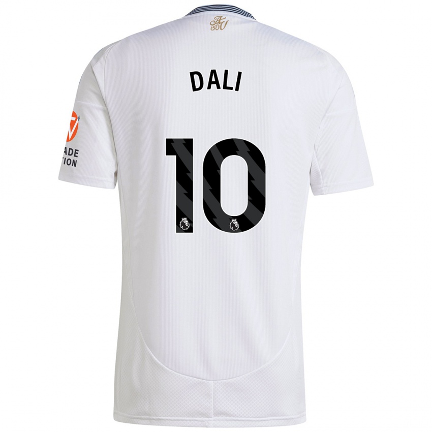 Enfant Maillot Kenza Dali #10 Blanc Tenues Extérieur 2024/25 T-Shirt Belgique