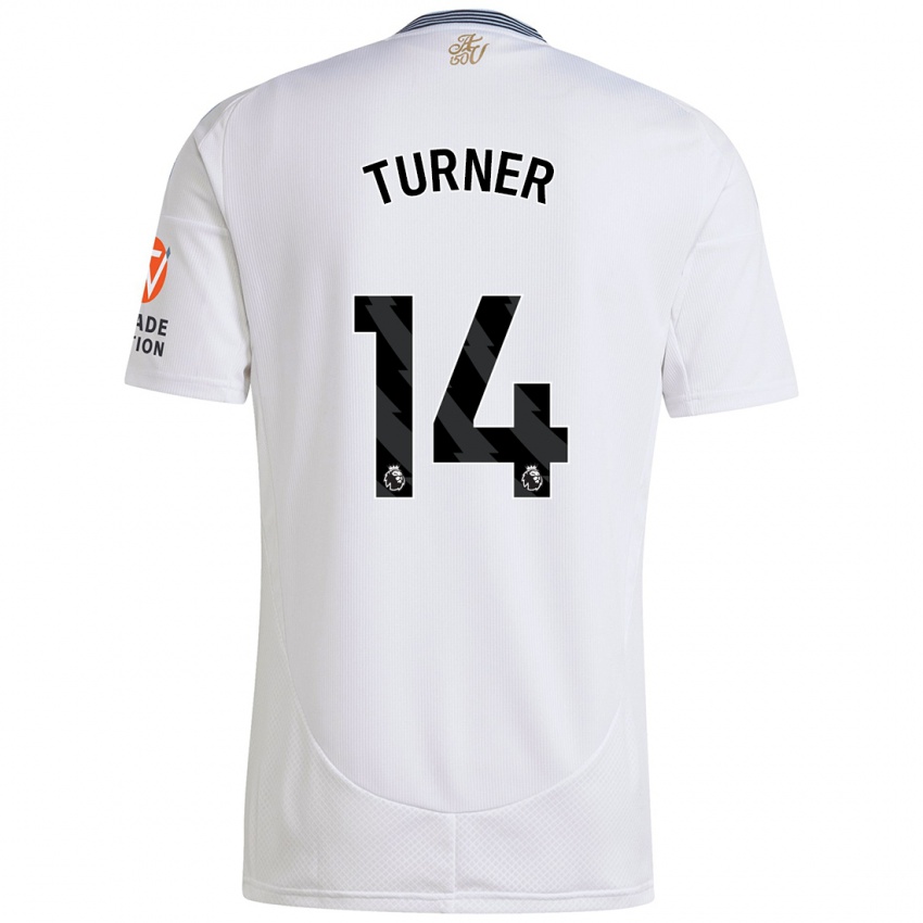 Enfant Maillot Danielle Turner #14 Blanc Tenues Extérieur 2024/25 T-Shirt Belgique