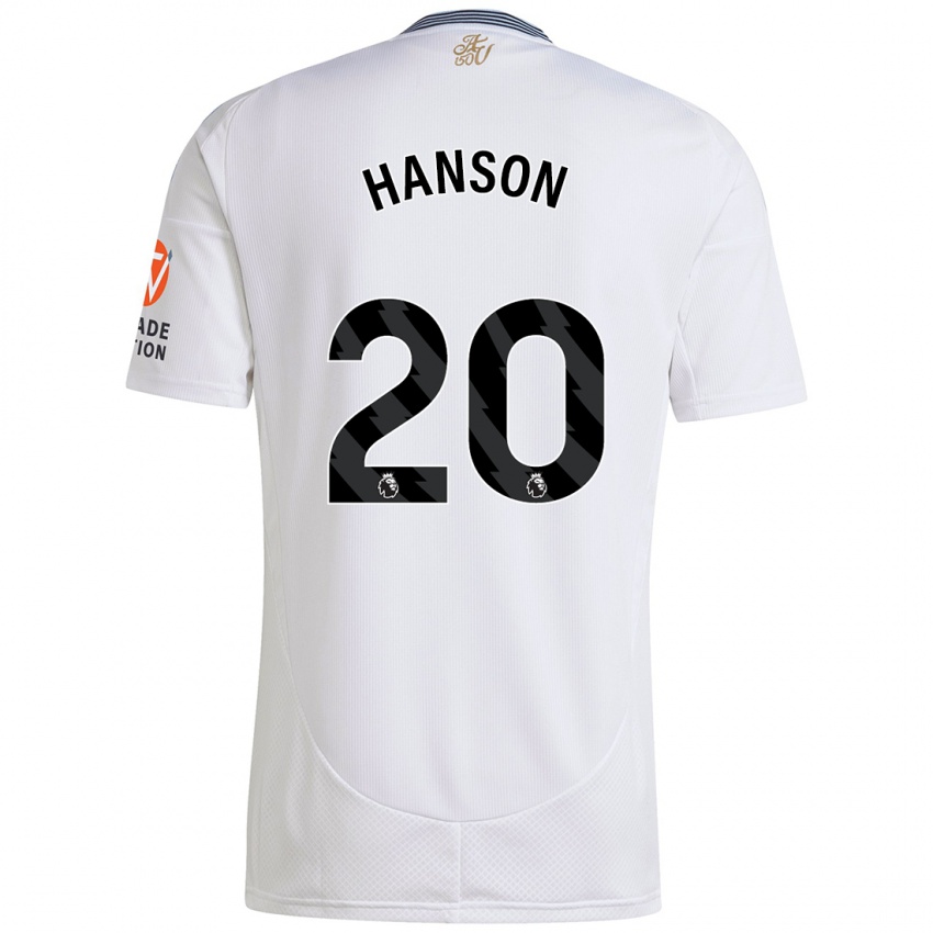 Kinderen Kirsty Hanson #20 Wit Uitshirt Uittenue 2024/25 T-Shirt België