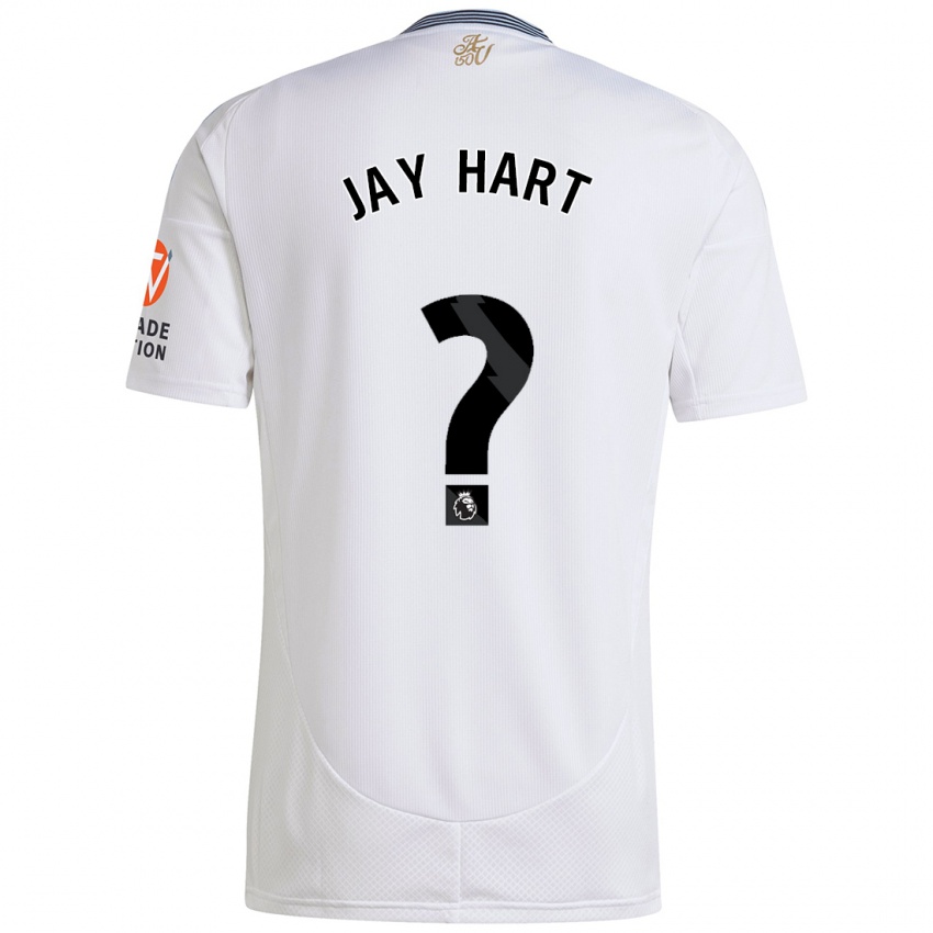 Enfant Maillot Taylor Jay Hart #0 Blanc Tenues Extérieur 2024/25 T-Shirt Belgique