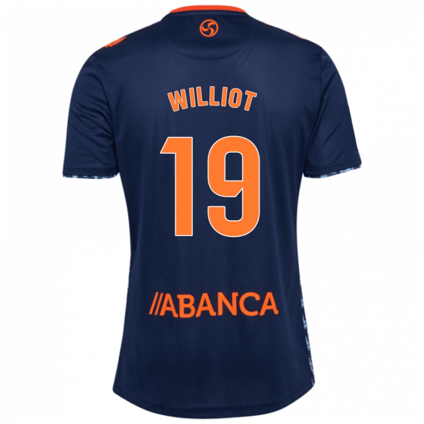 Kinder Williot Swedberg #19 Marineblau Auswärtstrikot Trikot 2024/25 T-Shirt Belgien