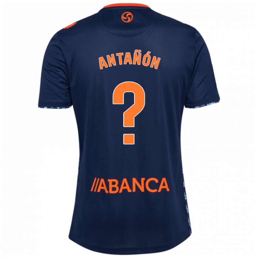 Kinder Andrés Antañón #0 Marineblau Auswärtstrikot Trikot 2024/25 T-Shirt Belgien