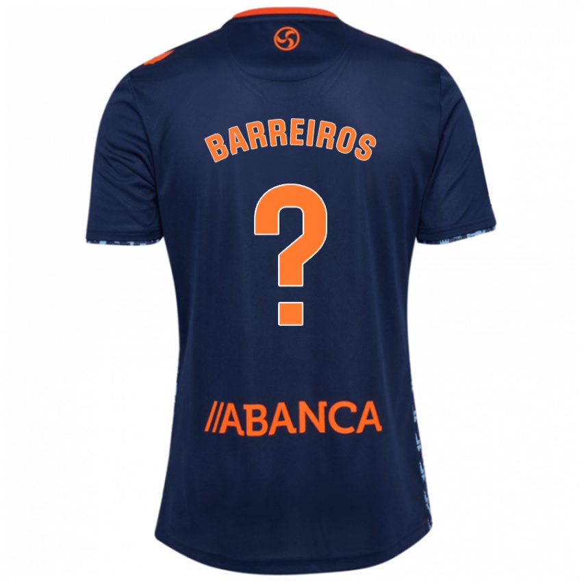 Kinder Iago Barreiros #0 Marineblau Auswärtstrikot Trikot 2024/25 T-Shirt Belgien