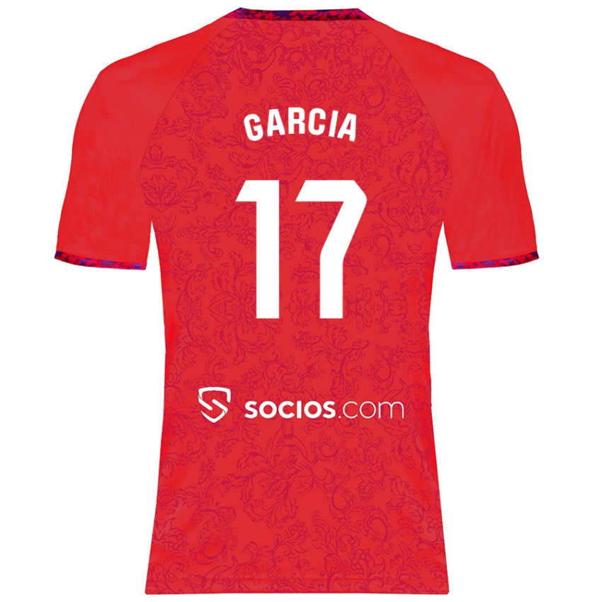 Enfant Maillot Débora García #17 Rouge Tenues Extérieur 2024/25 T-Shirt Belgique