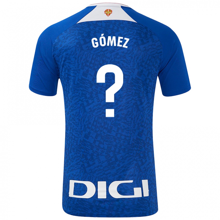 Enfant Maillot Xabi Gómez #0 Bleu Roi Tenues Extérieur 2024/25 T-Shirt Belgique