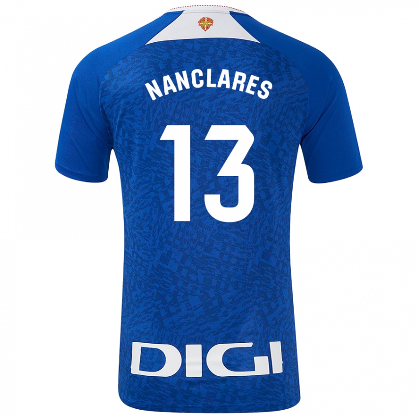 Enfant Maillot Adriana Nanclares #13 Bleu Roi Tenues Extérieur 2024/25 T-Shirt Belgique