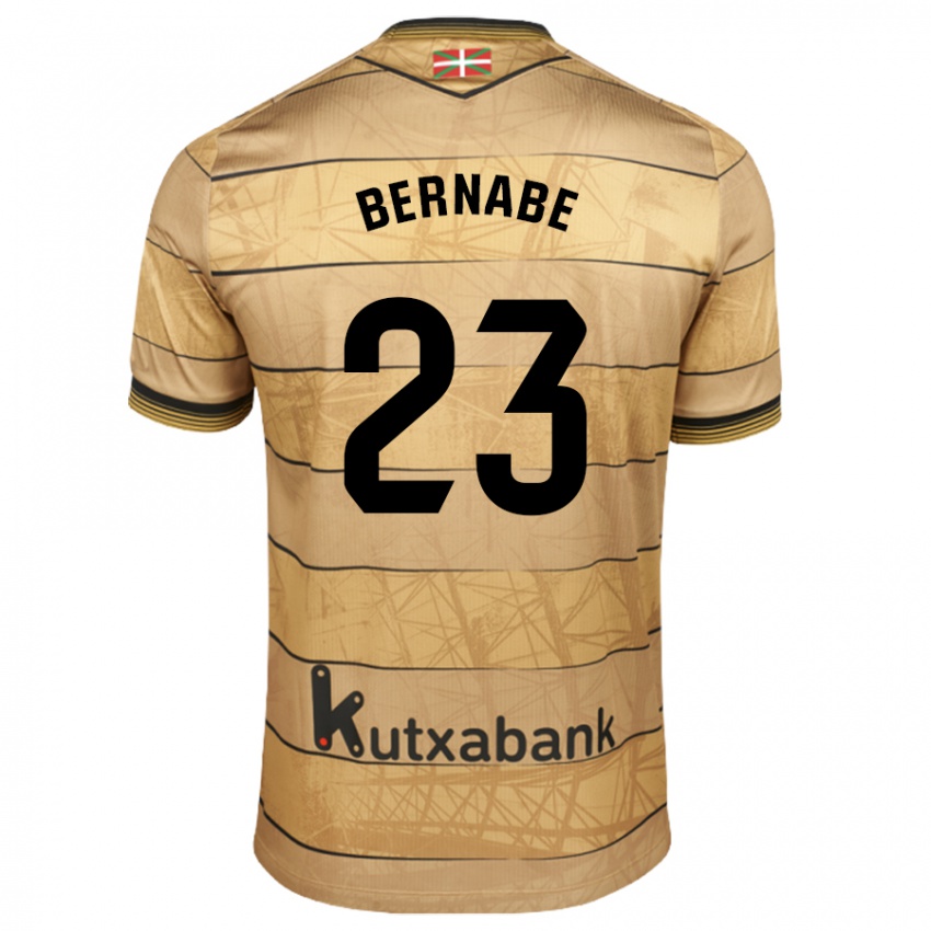 Enfant Maillot Alejandra Bernabé De Santiago #23 Marron Tenues Extérieur 2024/25 T-Shirt Belgique